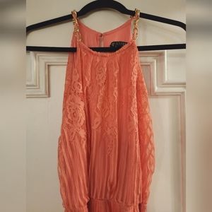 Guess maxi gorgeous lace dress gold